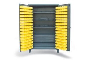 all secure full width drawer cabinet with bins