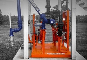 blending metering loading skids