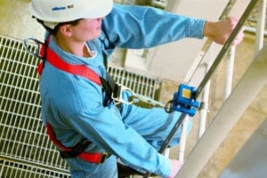 Fixed Ladder Fall Arrest System