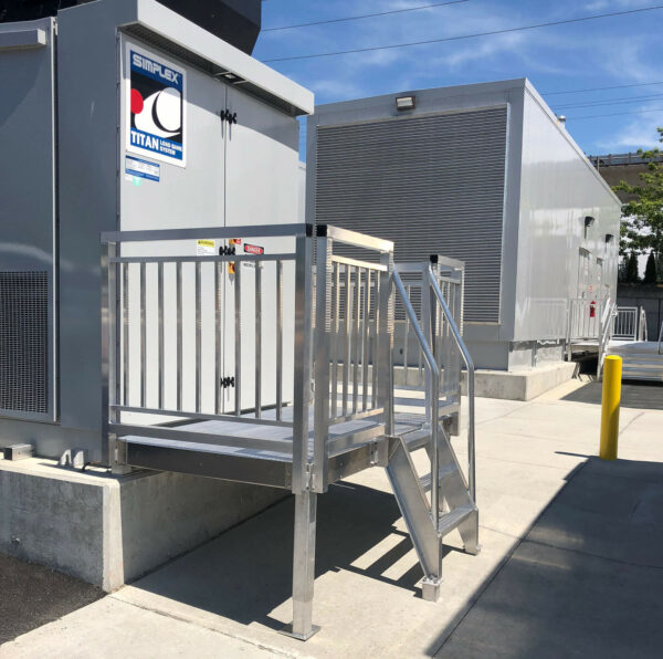 step and generator platform