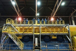 Turbine generator access platform in China
