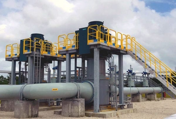 Custom Work Platform Pipeline Installation
