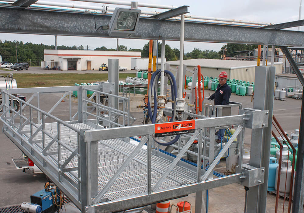 elevated platform system truck