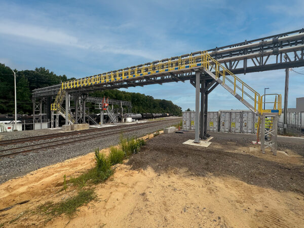 loading terminal metal bridge