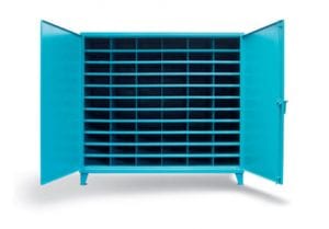 extra wide metal bin storage