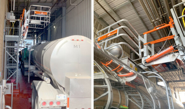 Gangway Installation for Milk Sampling