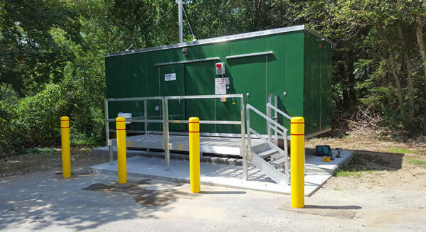 3-Stair Generator Platform