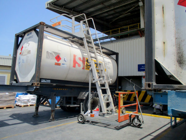 SafeRack's MAUI - ISO Tank Container Access Stair