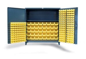 king size bin and shelf storage cabinet