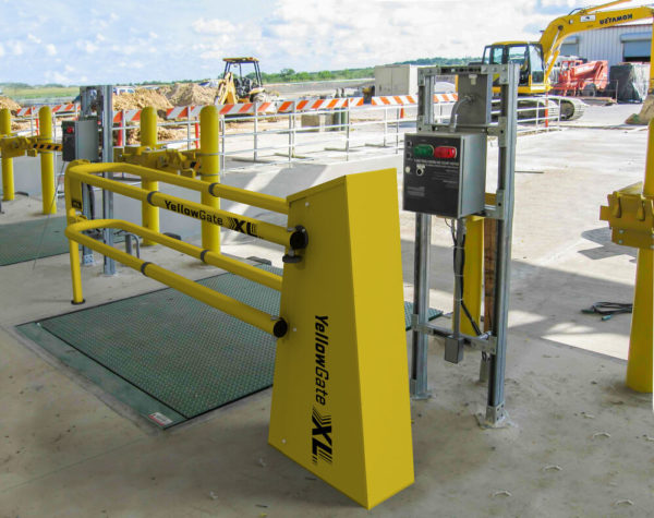 YellowGate XL mezzanine safety gates provide OSHA-compliant fall protection to help keep your team safe.