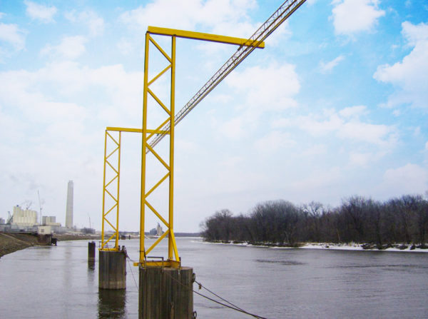 Lifeline Fall Protection Barge