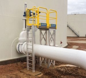 Metal Ladder Work Platform