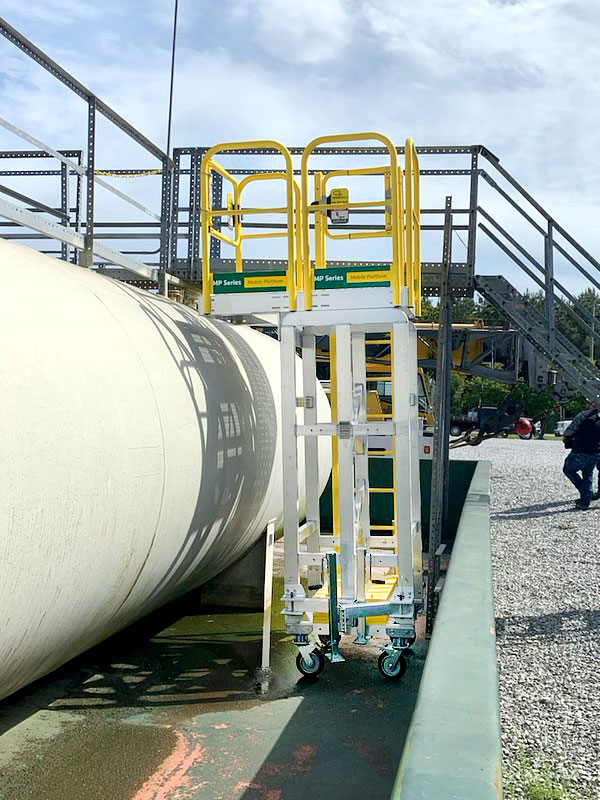 mobile ladder odorant facility