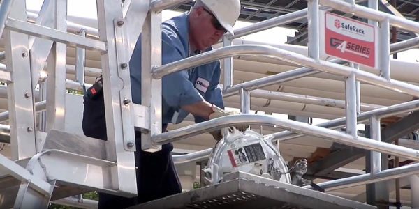 Oiltanking Mobile access stair video