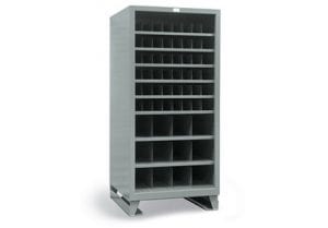 open metal bin storage