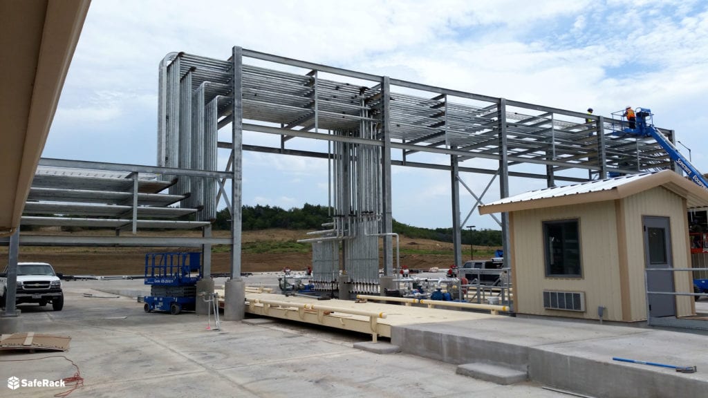 Pipe Rack installation at Bukley