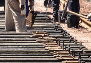 railroad track demolition and construction