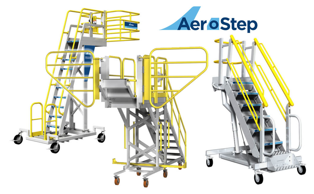 Rolling Access Tooling Platform Equipment w/ Rolling Stairs
