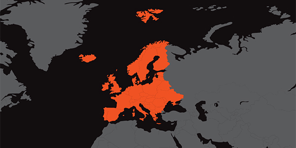 saferack regions map europe