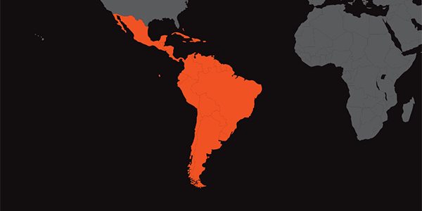 saferack regions map latin america