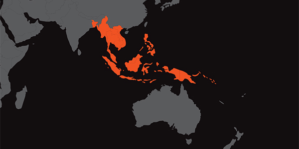 saferack regions map southeast asia