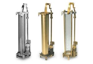 Crude oil sample catchers and oil thieves