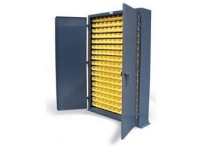 slim line metal bin storage