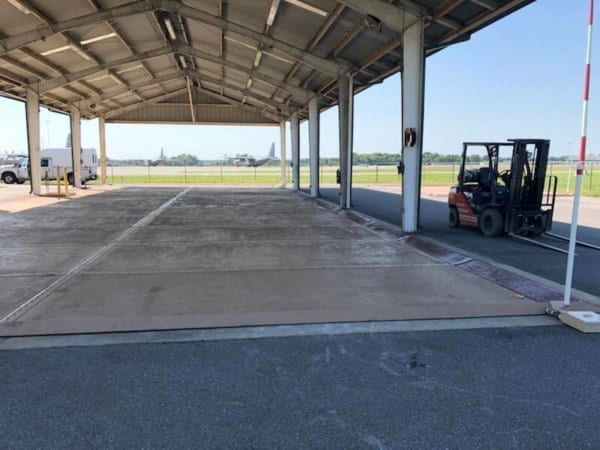 Spill Containment for a Fuel Loading Station