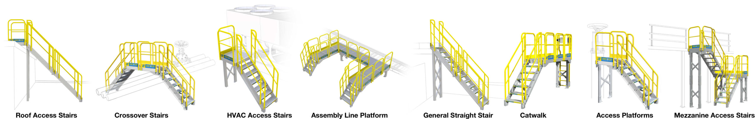 Metal Stair Configurations