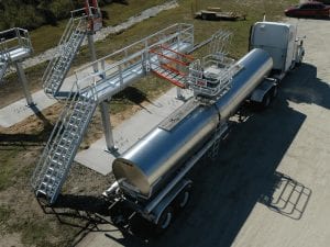 Tanker Truck Unloading Platform