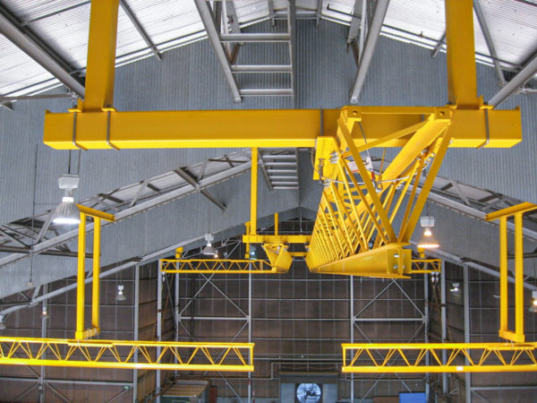 Trolly beam fall protection