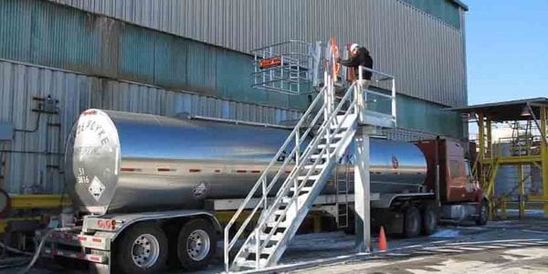 truck saferack system nalco chooses saferack truck loading racks