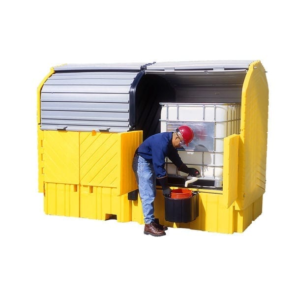 ULTRA-SPILL ULTRA-TWIN IBC HARDTOP WITH DRAI
