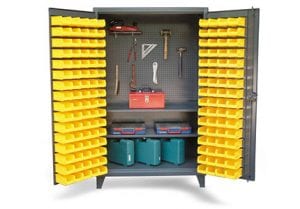 upright tool storage cabinet