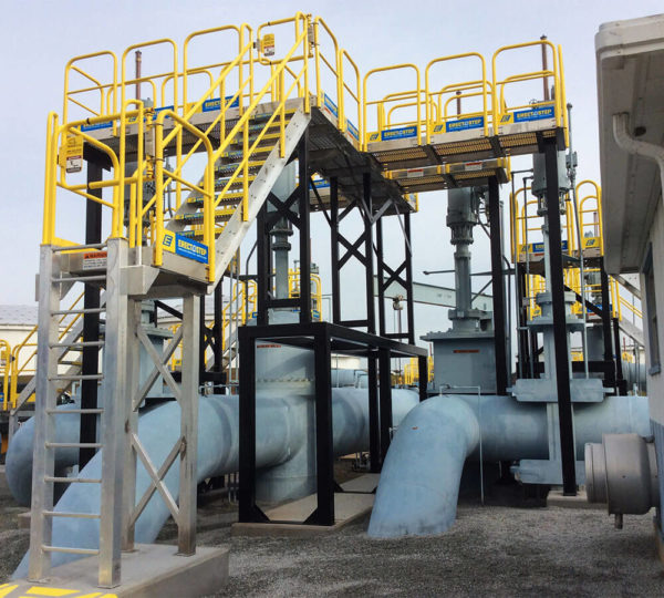Work Platform Aluminum Stair Tower Support System