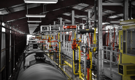 Railcar Loading Shed Facility