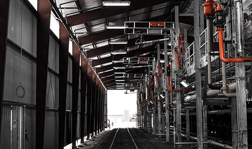 Railcar Loading Shed