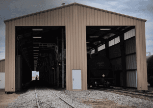 Railcar Loading Sheds