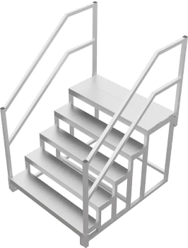 Upside Semi-Trailer Steps