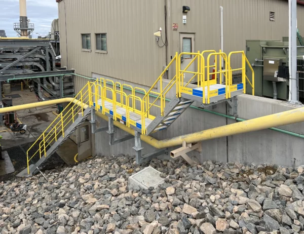 renewable energy company stair installation